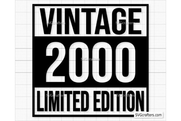 Download Vintage 2000 Svg Png, 22nd Birthday Svg - 2000 Collection