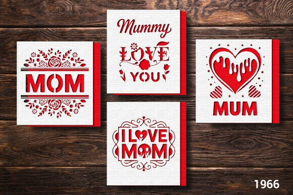 Download Mother’s Day Gift Card Svg Bundle 1966 - Premium Bundle