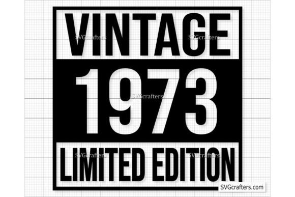 Download Vintage 1973 Svg Png, 49th Birthday Svg - 1973 Collection